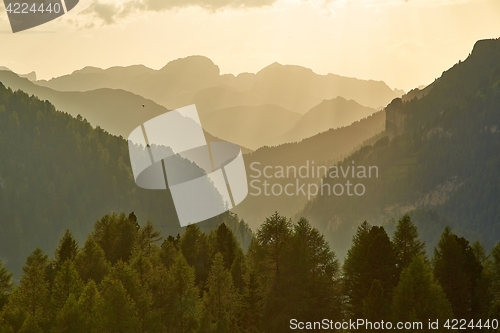 Image of Alpine Sunset Falre