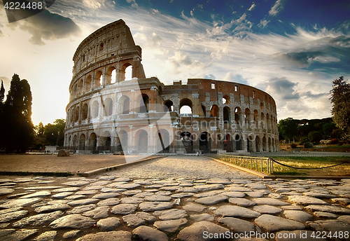 Image of Dawn over Colosseum