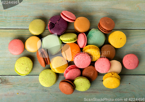 Image of Macarons on table