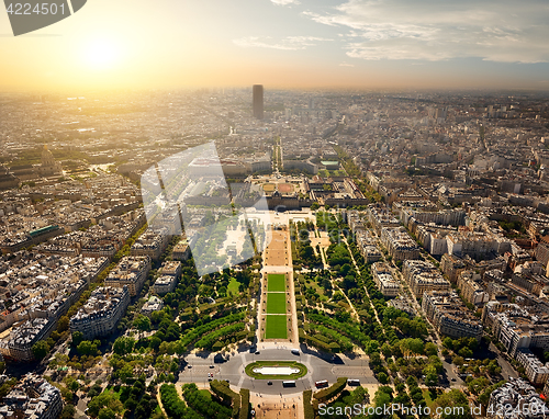 Image of Panoramic view of Paris