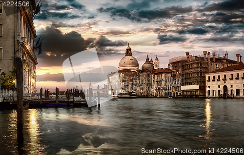 Image of Dramatic sky in Venice