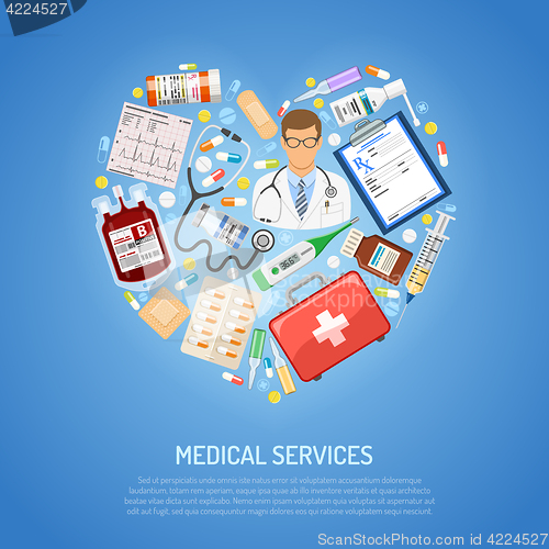 Image of medicine and healthcare concept