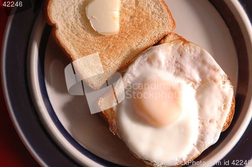 Image of egg on toast