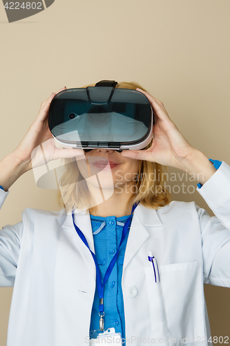 Image of Doctor in white lab coat