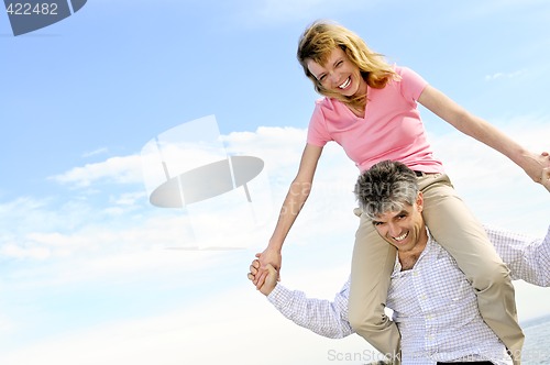 Image of Mature romantic couple