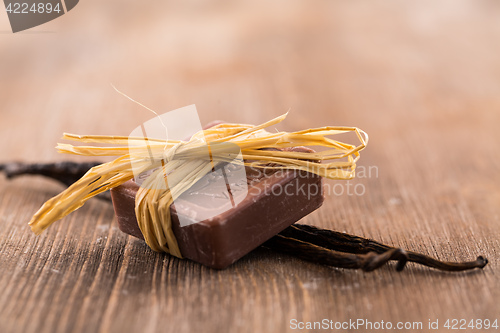 Image of Bars of handmade vanilla soap