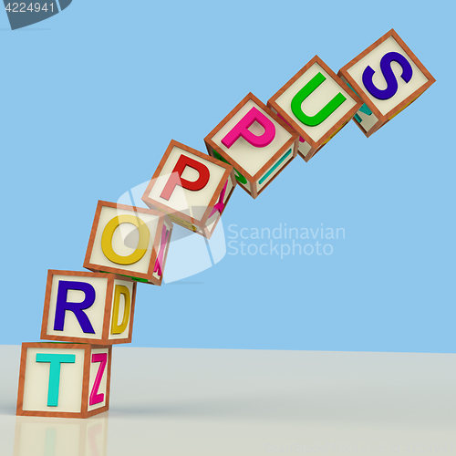Image of Support Blocks Showing Help Advice And Information