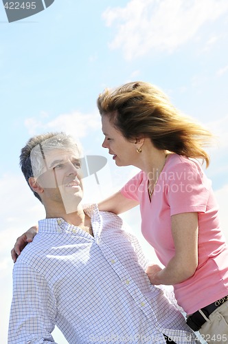 Image of Mature romantic couple