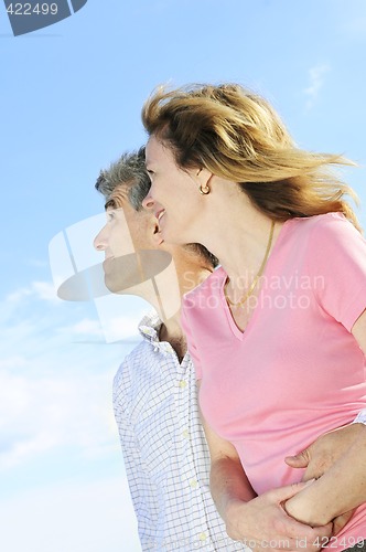 Image of Mature romantic couple