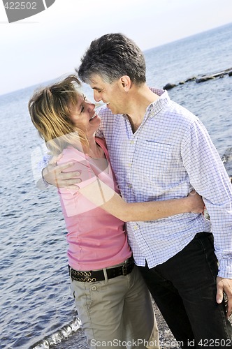 Image of Mature romantic couple