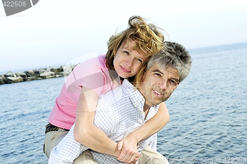 Image of Mature romantic couple