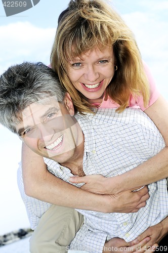 Image of Mature romantic couple