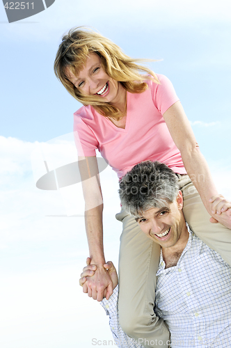 Image of Mature romantic couple