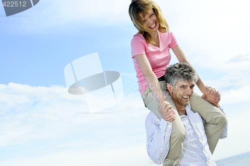 Image of Mature romantic couple