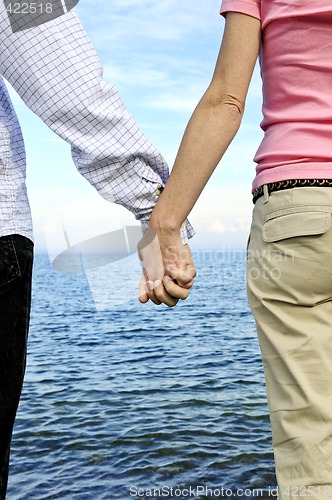 Image of Couple holding hands