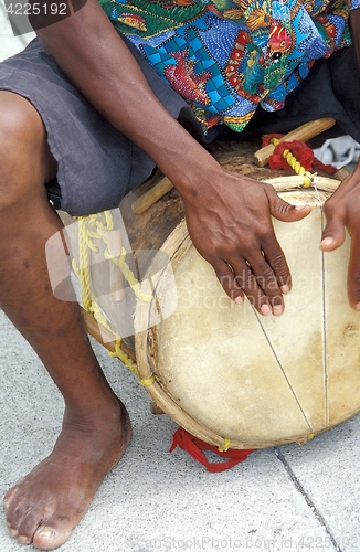 Image of Conga drummer.