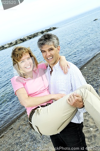 Image of Mature romantic couple