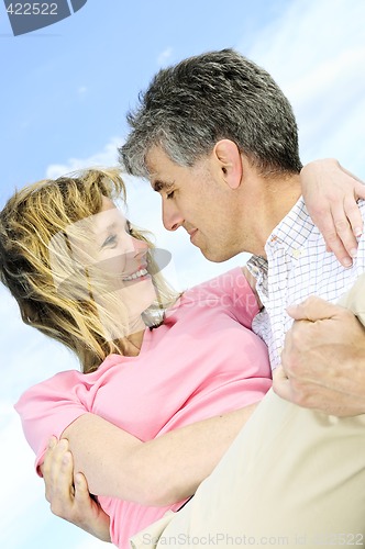 Image of Mature romantic couple