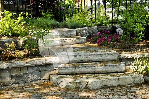 Image of Natural stone steps