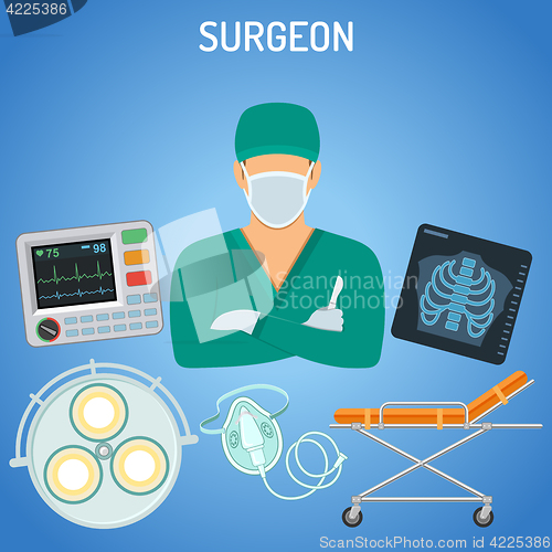 Image of doctor surgeon concept