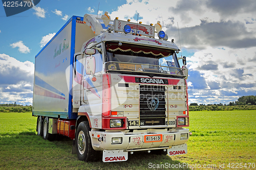 Image of Scania 143H Kenth Fors of 3 Million Km