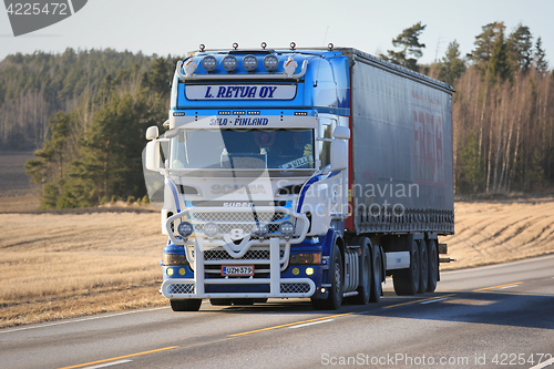 Image of Customized Scania R500 Cargo Truck Transport