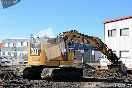 Image of Cat 325 Hydraulic Excavator at Construction Site 