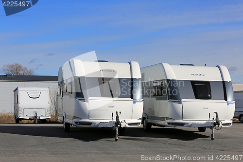 Image of Hobby Caravans and Blue Sky