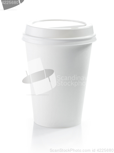 Image of white paper coffee cup