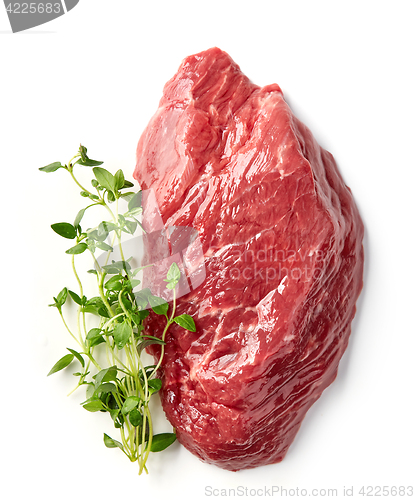 Image of fresh raw beef steak