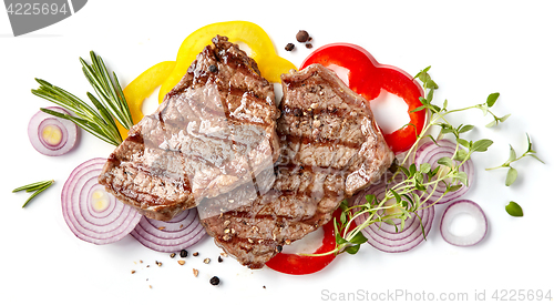 Image of grilled beef steak 