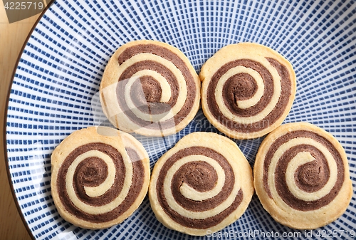 Image of Chocolate rolls.