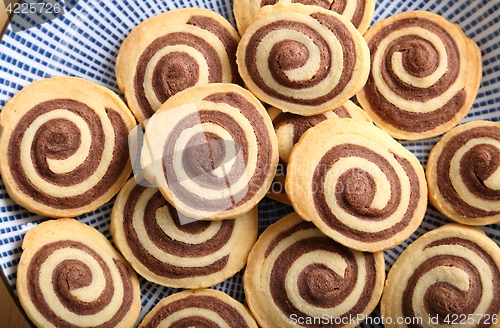 Image of Chocolate rolls.