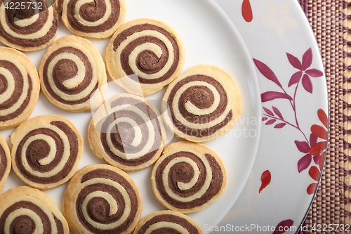 Image of Chocolate rolls.