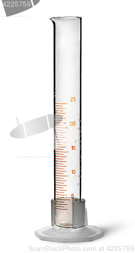 Image of Empty chemical measuring cylinder
