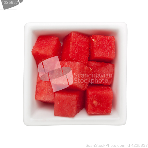 Image of Diced watermelon