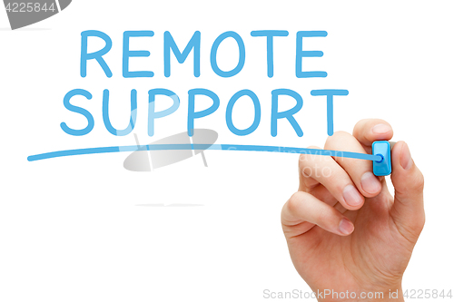 Image of Remote Support Blue Marker