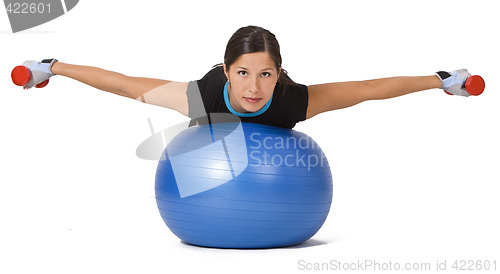 Image of Girl exercising
