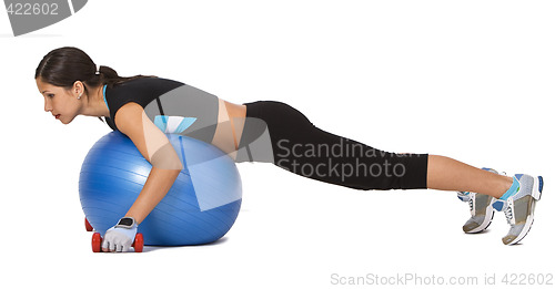 Image of Girl exercising