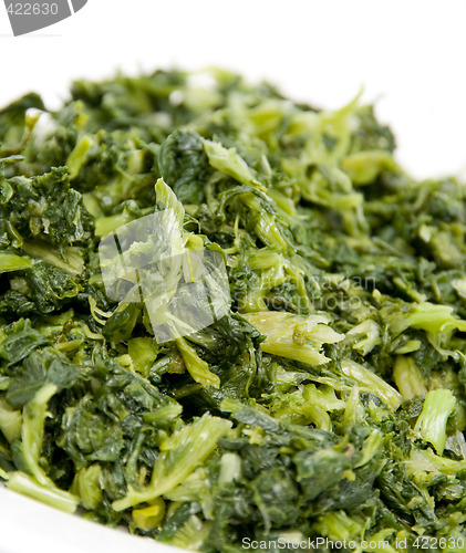 Image of chopped mustard greens