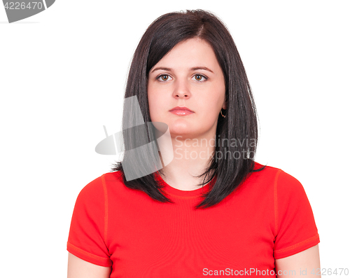 Image of Portrait of caucasian girl