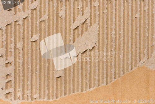 Image of Corrugated cardboard background