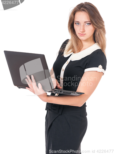 Image of Business woman on white