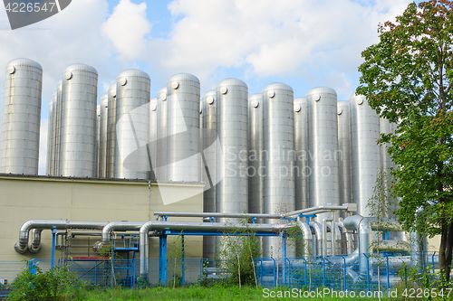 Image of Industrial sewage treatment system for water purification