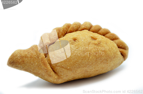 Image of Curry puff isolated on white background