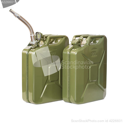 Image of Two jerrycans