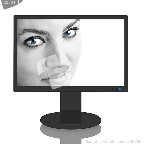 Image of Monitor with portrait