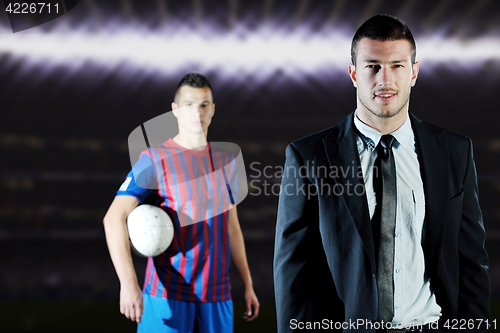 Image of professional sport manager and coach