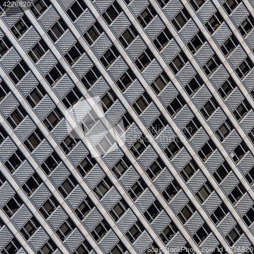 Image of Windows of a modern office building.