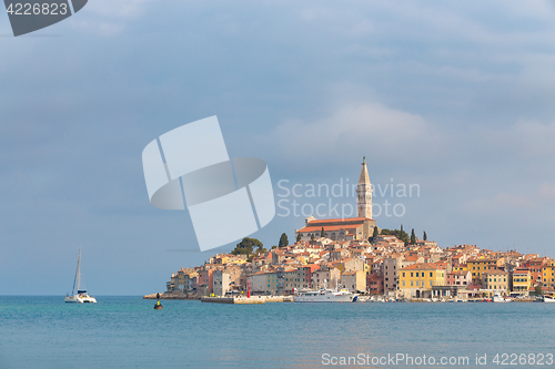 Image of Beautiful View Of Rovinj City, Croatia, Europe